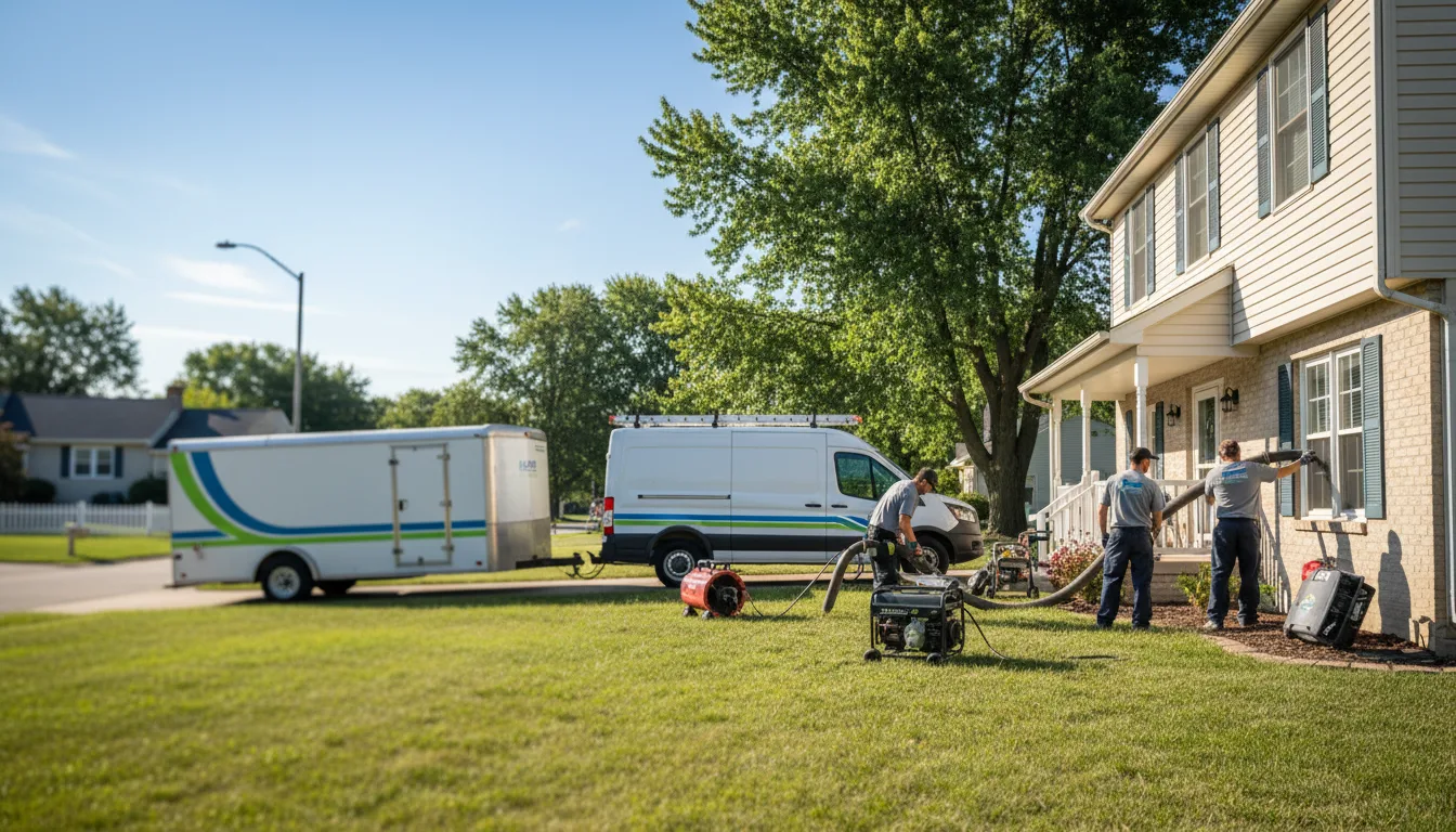 Flooded Basement Restoration And Cleanup With Repair in Hollenberg, KS near me